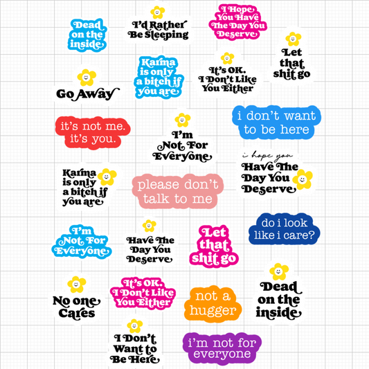 Snarky Sticker Set